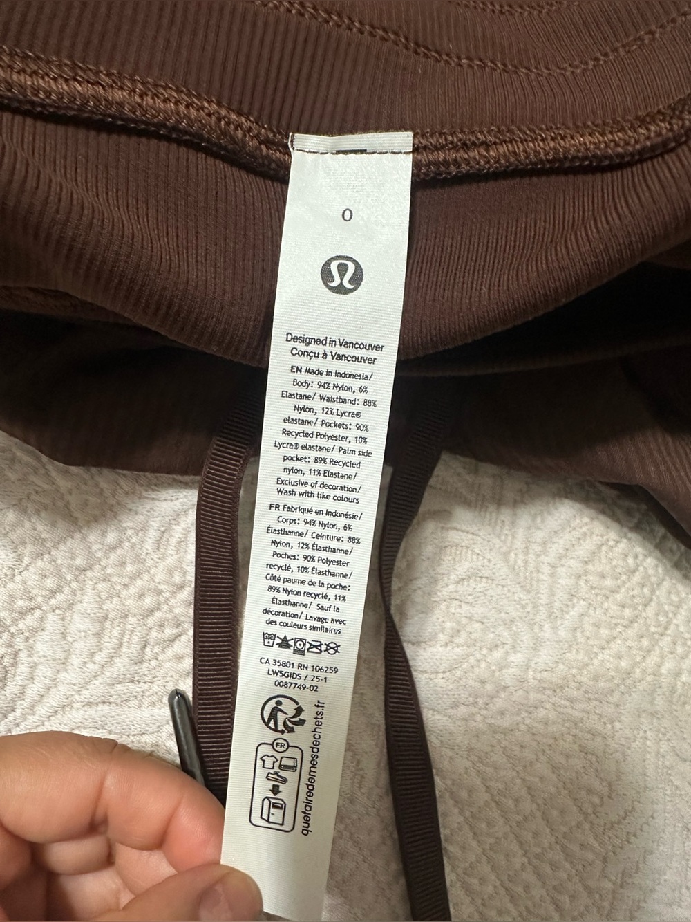 Lululemon brown Dance Studio Mid-Rise Pants #lululemon #yoga #athleisure NWT 🍋 - Picture 9 of 9